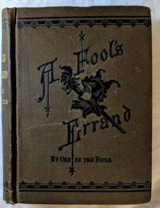 1880 A Fools Errand By One Of The Fools Slavery Civil War History Hardcove Great