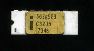 Intel C3205 Ttl 8 - Line Binary Digital Demultiplexer Dc 1973 Week 46 Extra - Rare