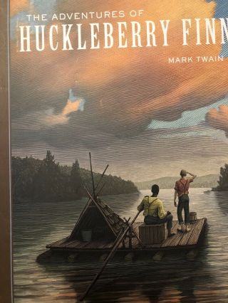 The Adventures Of Huckleberry Finn,  Mark Twain.  Hardcover.