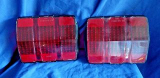 Vintage 1964,  65,  66 Ford Mustang Oem Fo Mo Co Tail Lights Lenses Tsdb - 64 Cr