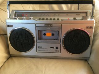 Vintage Sony Cfs - 45 Fm/am Stereo Cassette - Corder Boom Box