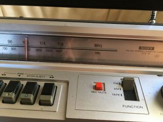 Vintage Sony CFS - 45 FM/AM Stereo Cassette - Corder Boom Box 3