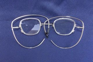 Vtg.  Eyeglasses Safety Glasses Prescription Industrial Wire Loop Steampunk