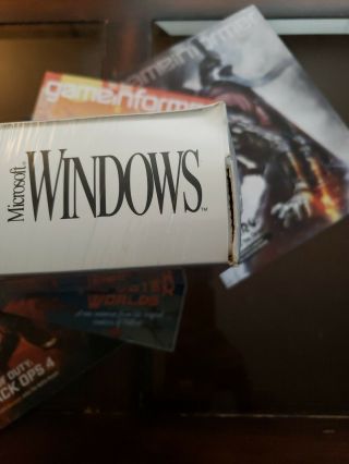 Microsoft Windows NT 3.  1 FIRST OS CDROM Factory - Rare 1992 2