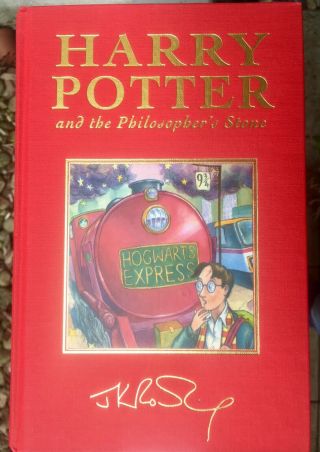 Harry Potter The Philosopher’s Stone Uk Hb Deluxe First Edition 1/1 1st Printing