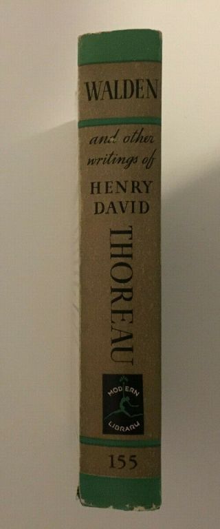 Walden And Other Writings,  Henry David Thoreau,  1950 Dust Jacket Antique Book 2
