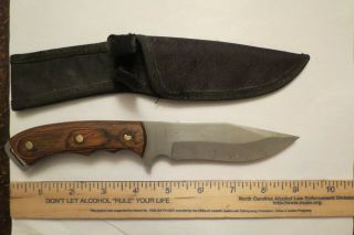 Vintage Hunting Knife And Sheath / Camping