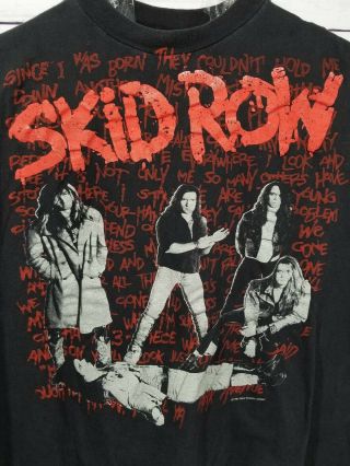 Vintage Skid Row youth gone wild t shirt size medium / large ? Read 3
