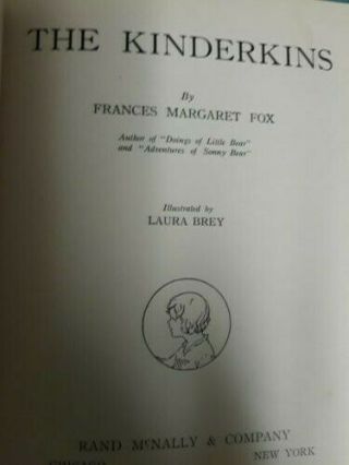 THE KINDERKINS - Frances Margaret Fox,  1918 Laura Brey Illustrator 5