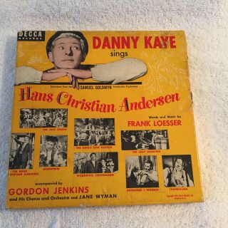 Danny Kaye Hans Christian Andersen Boxed Set Of 4 45rpm 