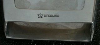 Vintage Sterling Silver Belt Buckle by Ballou 3