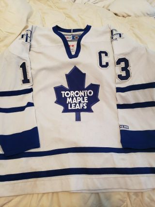 Vintage Mats Sundin Toronto Maple Leafs Ccm Jersey Adult Large Xl Stitched