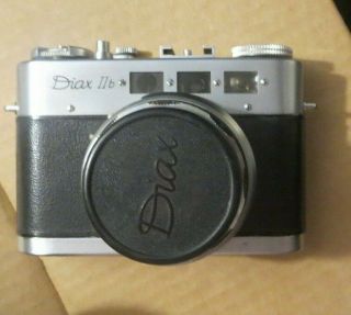 Diax IIb 35mm Rangefinder Film Camera Schneider Kreuznach Xenar 1:2.  8/50 Lens 3