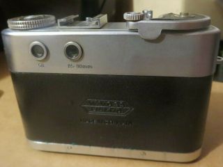 Diax IIb 35mm Rangefinder Film Camera Schneider Kreuznach Xenar 1:2.  8/50 Lens 7