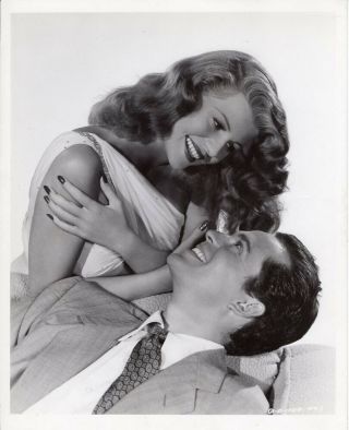 Rita Hayworth Vintage Keybook Photo Down To Earth Larry Parks