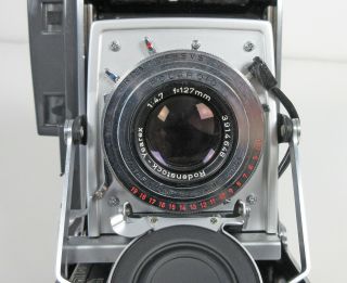 Polaroid Pathfinder Land Camera 110A w/Rodenstock Ysarex f/4.  7 127mm lens 3