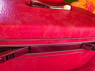 Vintage Pink Samsonite Train Case With Cosmetic Insert 5