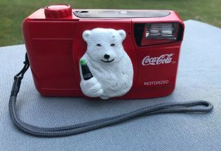 Vintage Coca Cola Polar Bear Coke 1999 35mm Camera