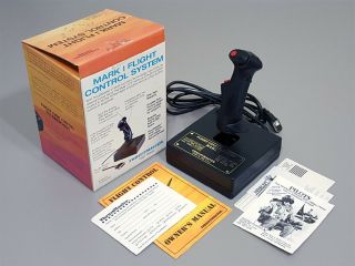 Thrustmaster Fcs Mark I Joystick Vintage Ibm Pc Game Port Boxed Complete