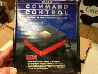 Wico Command Control Trackball - Atari 2600 Video Game System -