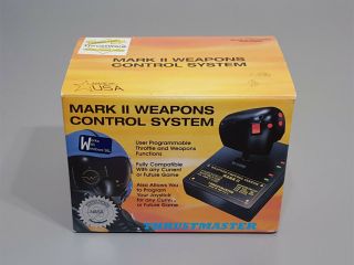 ThrustMaster WCS Mark II Weapons Control System PC Game Port Vintage Joystick 2