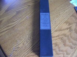 Vintage Olsen Kitchen Knife W/Box Wood Handle 17 1/2  Made In Howard City Mi. 6