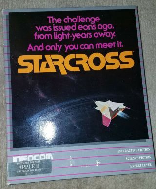 Starcross Apple Ii Software By Infocom Inaction Fiction