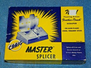 Vintage Craig Master Spicer S - 3 Ds For 8 Mm,  8,  And 16 Mm Films