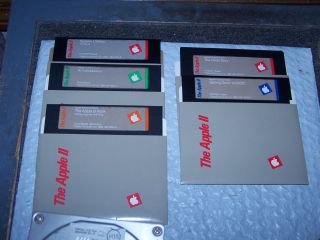 Apple Iic Software 5.  25 System Floppy Disk Set (5 Disks) Apple Computer