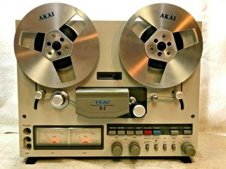 Teac X - 3 Stereo Tape Deck Reel - To - Reel -