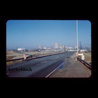 4 Vintage 1960s 35mm Photo Slides Oklahoma City Street Scenes & Skylines In 1963