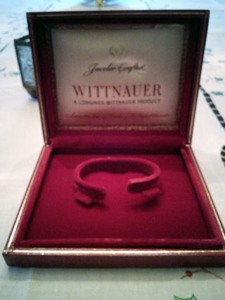 Vintage Wittnauer Watch Box Set Inner & Outer Boxes And Booklet