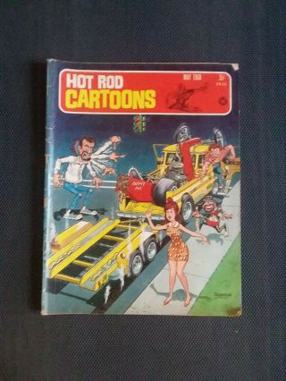 Hot Rod Cartoons May 1968 - Vintage Automotive Collectibles