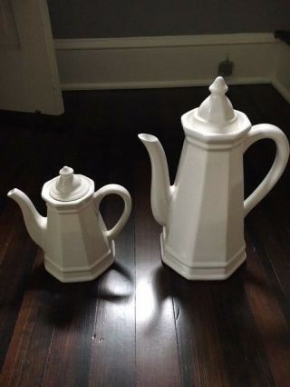 Pfaltzgraff Vintage Heritage Pattern Coffee And Tea Pots