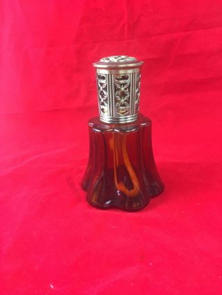 Vintage Art Glass Scented Oil Lamp Aroma Diffuser With Burner Wick.  C20