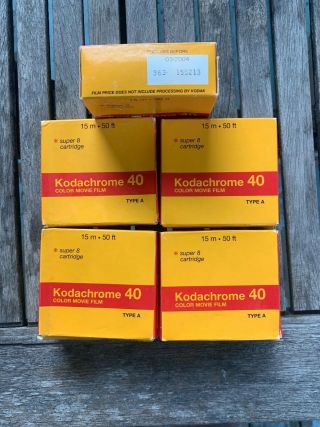 Kodachrome 40 8 Cartridge / Color Movie Film