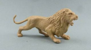 Vintage 1959 Marx Ben Hur Tan Lion Plastic Figure Shape