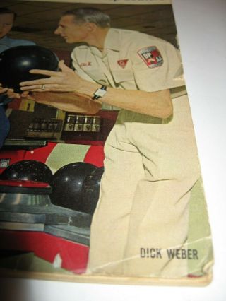 Vintage 1963 Bowling Dick Weber AMF Family Guide to Bowling Book 3