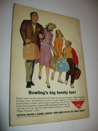Vintage 1963 Bowling Dick Weber AMF Family Guide to Bowling Book 4