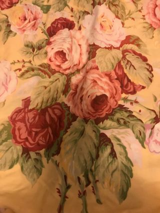 Lovely Pair Vintage Ralph Lauren Kathleen Standard Pillow Shams