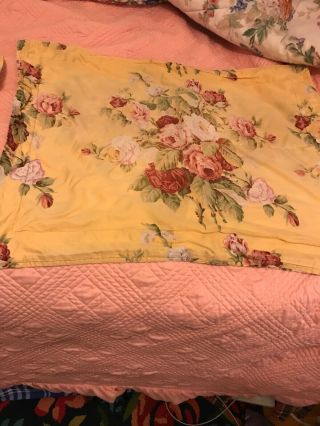 Lovely Pair Vintage Ralph Lauren Kathleen Standard Pillow Shams 4