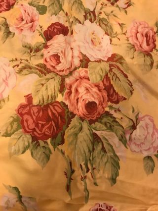Lovely Pair Vintage Ralph Lauren Kathleen Standard Pillow Shams 5