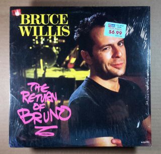 Bruce Willis The Return Of Bruno Orig Vintage 1987 Motown Dg - Lp