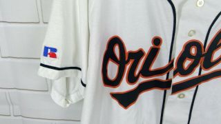 Baltimore Orioles Jersey White 90s Vtg Russell Athletic MLB Sewn Mens Sz XXL 4