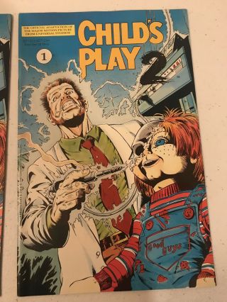 1991 Vtg Child ' s Play 2 Comic Book Vol.  1 No.  1 MNT 8029 Two Available 3
