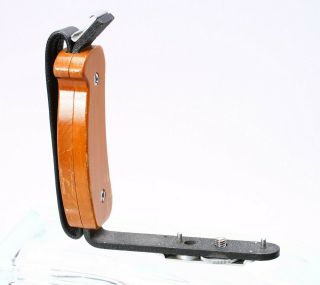 Mamiya Wood Grip Flash Holder For C220 C330 Etc