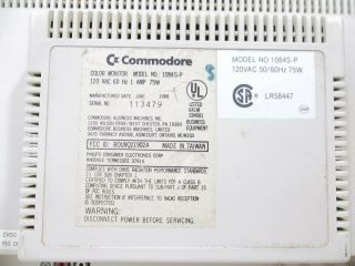 Commodore 1084S - P Color Monitor for Amiga Video Cable - PARTS ONLY 5