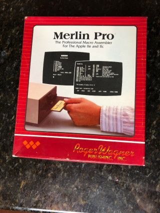 Merlin Pro - The Professional Macro Assembler - For Apple Iie And Iic