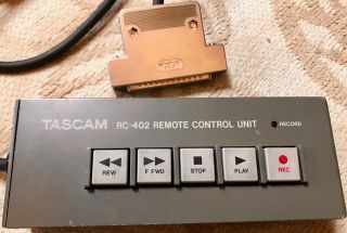 Tascam Rc - 402 Factory Wired Remote Control For Br - 20,  Br - 20t And Uha