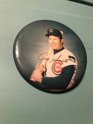 Ron Santo Chicago Cubs Vintage Button Early 1970s Hall Of Fame